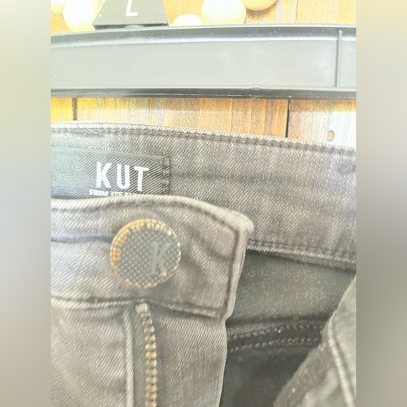 Kut from the Kloth High Rise Skinny Ankle Connie Black Jeans, Women’s Sz 8 - Picture 8 of 12